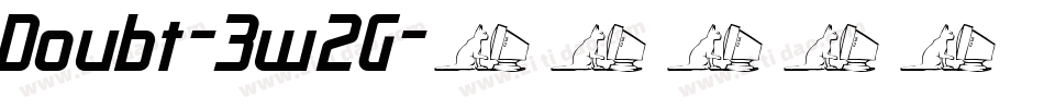 Doubt-3w2G字体转换
