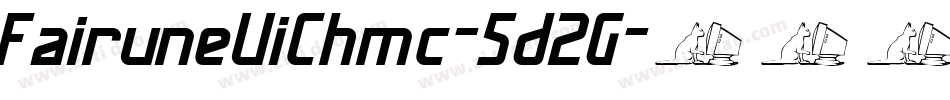 FairuneUiChmc-5d2G字体转换