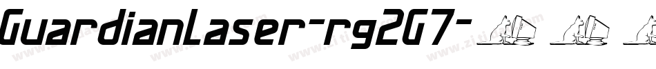 GuardianLaser-rg2G7字体转换