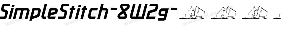 SimpleStitch-8W2g字体转换