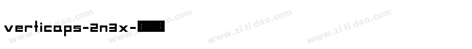 Verticaps-2n3X字体转换