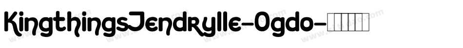 KingthingsTendrylle-0gdo字体转换