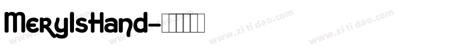 MerylsHand字体转换
