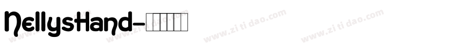 NellysHand字体转换