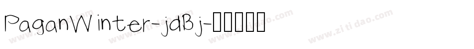 PaganWinter-jdBj字体转换
