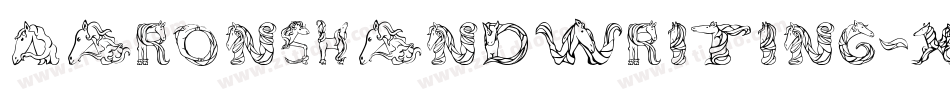 AaronsHandwriting-XLYd字体转换