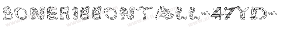 BoneribbonTall-47yD字体转换