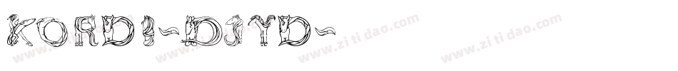 Kordi-DjYd字体转换