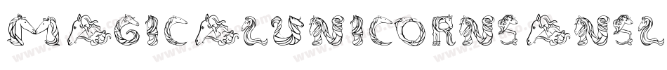 Magicalunicornsanslight-23Yd字体转换