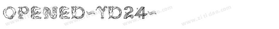 Opened-Yd24字体转换
