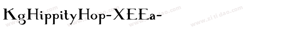 KgHippityHop-XEEa字体转换