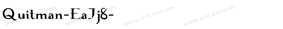 Quitman-EaJj8字体转换