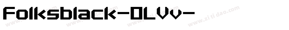 Folksblack-0LVv字体转换 Folksblack-0LVv字体转换