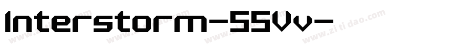 Interstorm-55Vv字体转换
