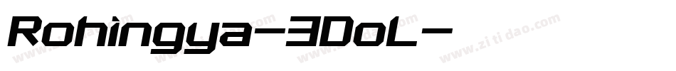 Rohingya-3DoL字体转换