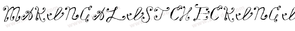 Makingalistcheckingittwice-G1oZ字体转换