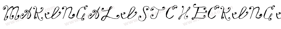 Makingalistcheckingittwice-G1oZ字体转换
