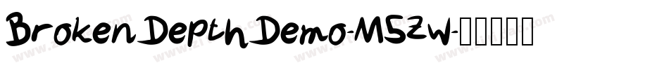 BrokenDepthDemo-M5Zw字体转换