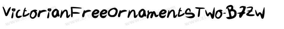 VictorianFreeOrnamentsTwo-B7Zw字体转换
