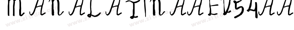 Manalatina-ED54字体转换