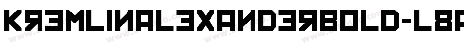 KremlinAlexanderBold-l8AX字体转换