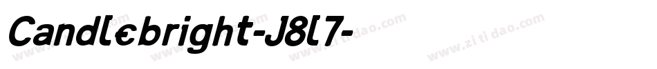 Candlebright-J8l7字体转换