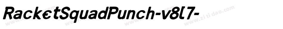 RacketSquadPunch-v8l7字体转换