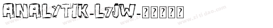 Analytik-l7Jw字体转换