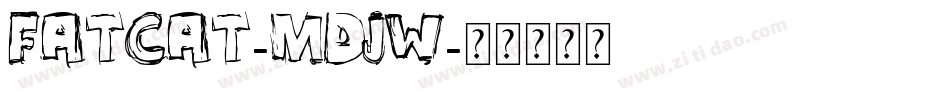Fatcat-MdJw字体转换