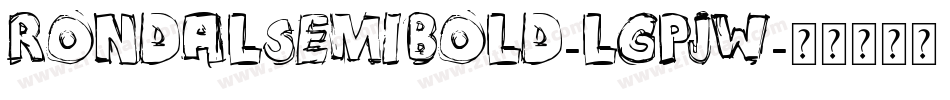 RondalSemibold-lgPJw字体转换