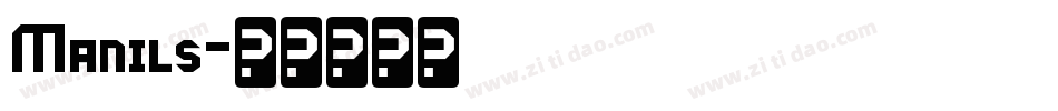 Manils字体转换