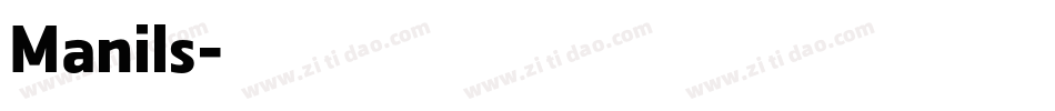 Manils字体转换
