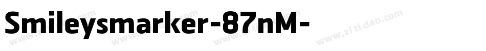 Smileysmarker-87nM字体转换