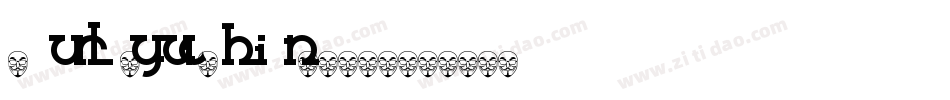 CurlyKueThin-L9G5字体转换