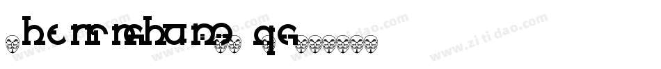 Sherringham-6q9g字体转换 Sherringham-6q9g字体转换