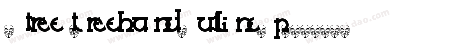 StreetFreehandOutline-p0O字体转换