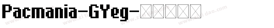 Pacmania-GYeg字体转换