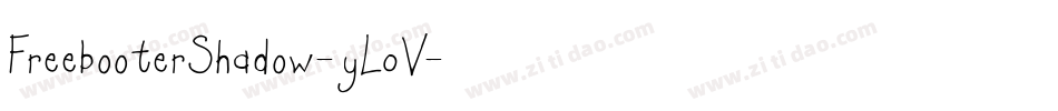 FreebooterShadow-yL0V字体转换