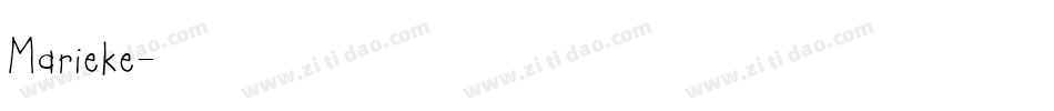 Marieke字体转换