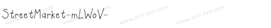 StreetMarket-mLW0V字体转换 StreetMarket-mLW0V字体转换