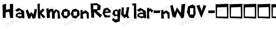 HawkmoonRegular-nW0V字体转换