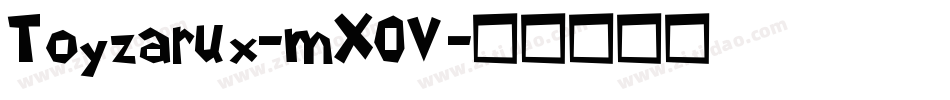 Toyzarux-mX0V字体转换