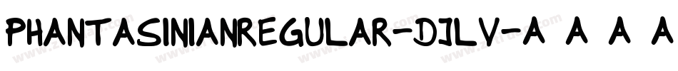 PhantasinianRegular-dJlV字体转换
