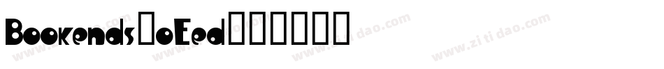Bookends-oEed字体转换