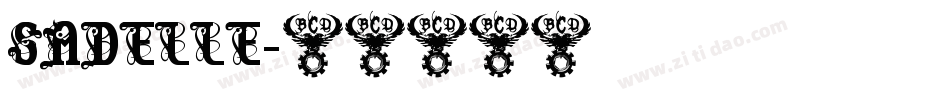 SADELLE字体转换
