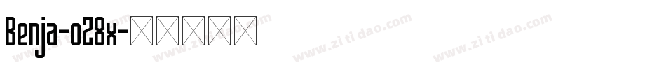 Benja-oZ8x字体转换