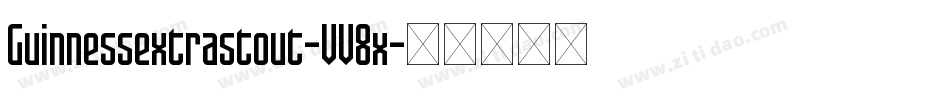 Guinnessextrastout-VV8x字体转换