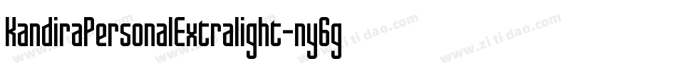 KandiraPersonalExtralight-ny6g字体转换 KandiraPersonalExtralight-ny6g字体转换