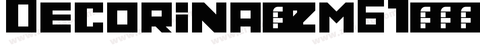 Decorina-zm61字体转换