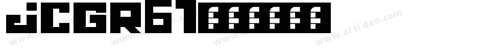 jcgr61字体转换